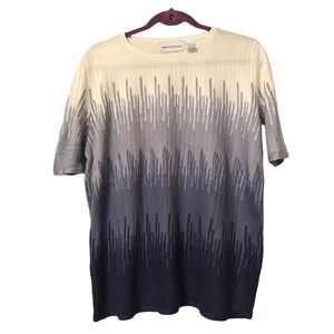 Alfred Dunner short sleeve sweater size L